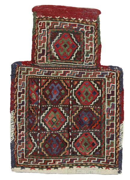 Qashqai - Saddle Bag Alfombra Persa 48x32