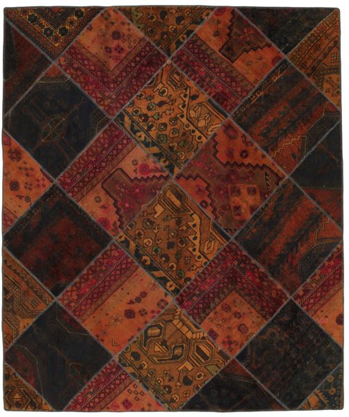 Patchwork Alfombra Persa 244x205
