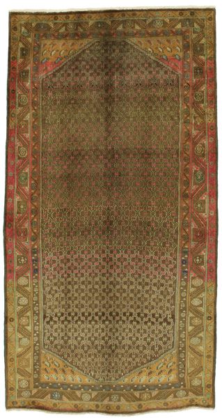 Vintage Alfombra Persa 284x148
