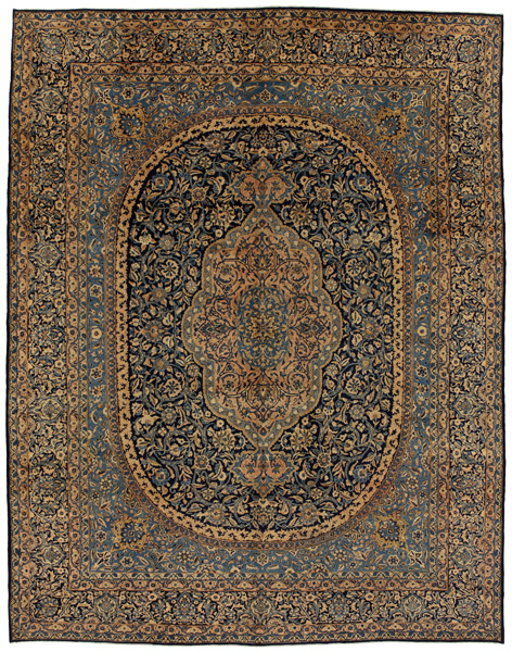 Kerman - Antique Alfombra Persa 395x308