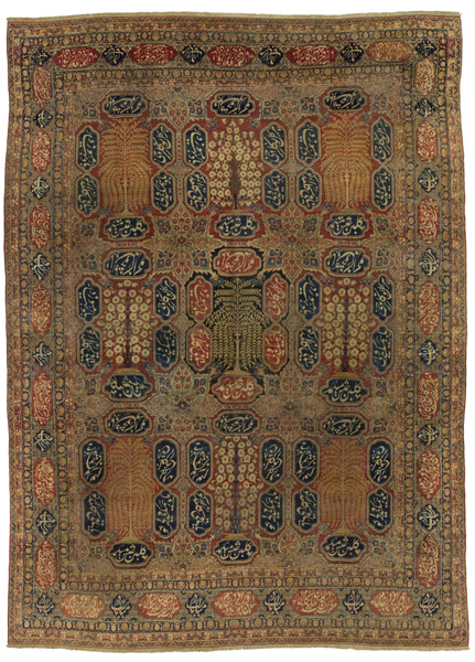 Tabriz - Antique Alfombra Persa 370x276
