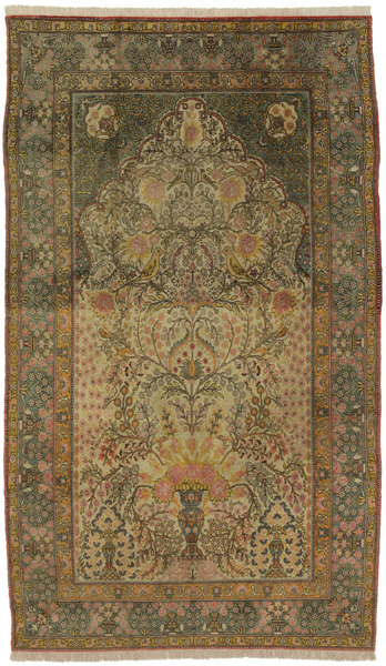 Kerman - Antique Alfombra Persa 264x154
