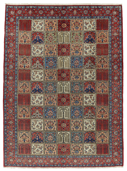 Bakhtiari - Antique Alfombra Persa 358x265
