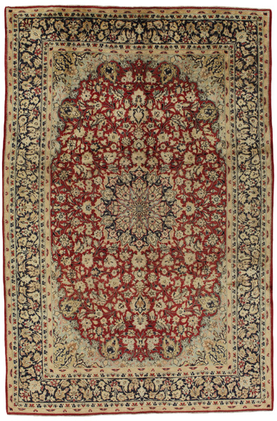 Isfahan - Sarouk Alfombra Persa 313x207
