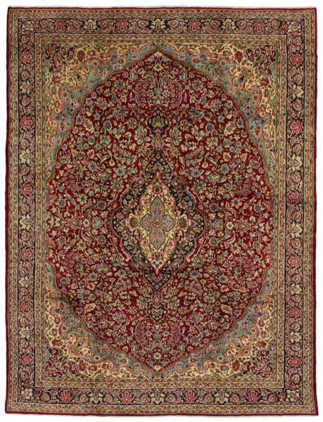 Kerman - Lavar Alfombra Persa 398x305