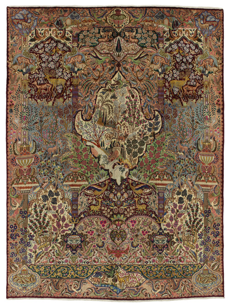 Kashmar - old Alfombra Persa 382x294