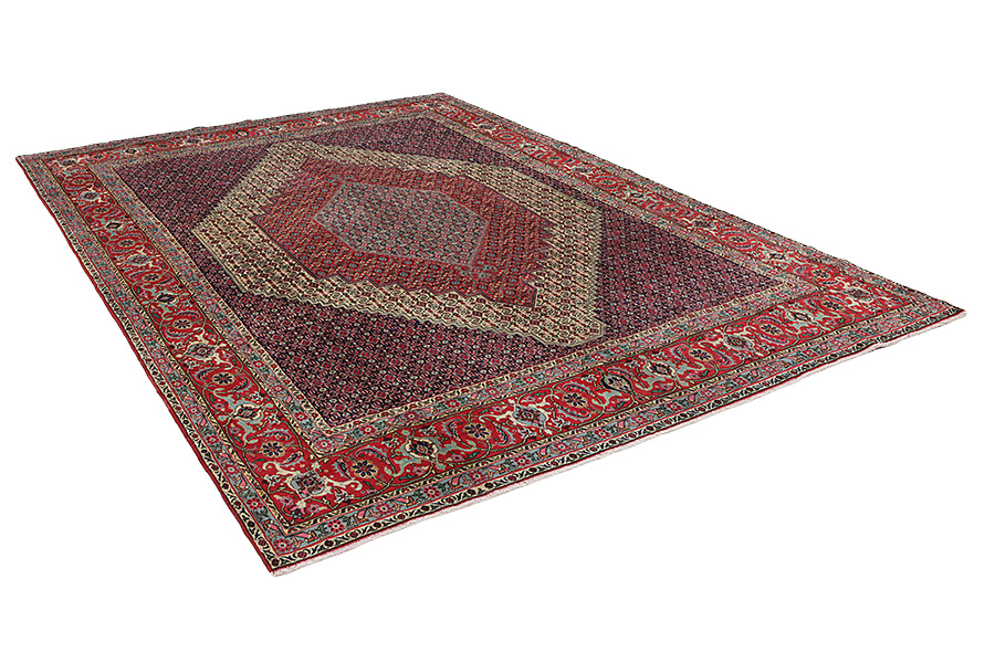 Senneh - Kurdi Alfombra Persa 338x243 - Imagen 1