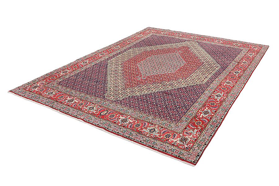 Senneh - Kurdi Alfombra Persa 338x243 - Imagen 2