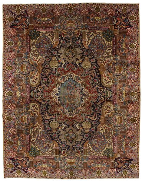 Kashmar - old Alfombra Persa 393x306