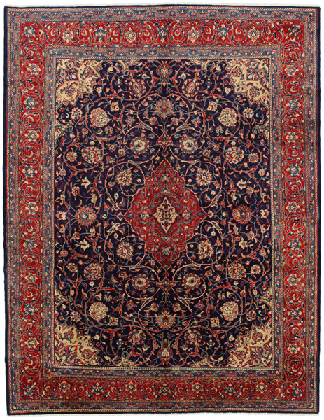 Jozan - Sarouk Alfombra Persa 396x303