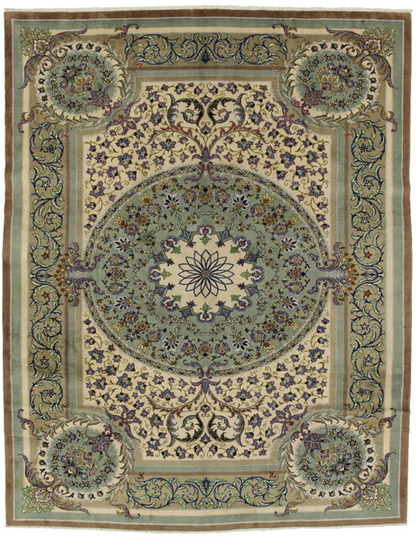 Isfahan Alfombra Persa 390x303