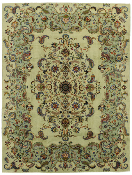 Tabriz Alfombra Persa 392x298