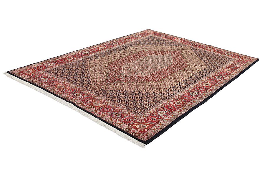 Senneh - Kurdi Alfombra Persa 277x193 - Imagen 2