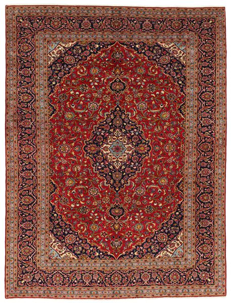 Kashan Alfombra Persa 398x290