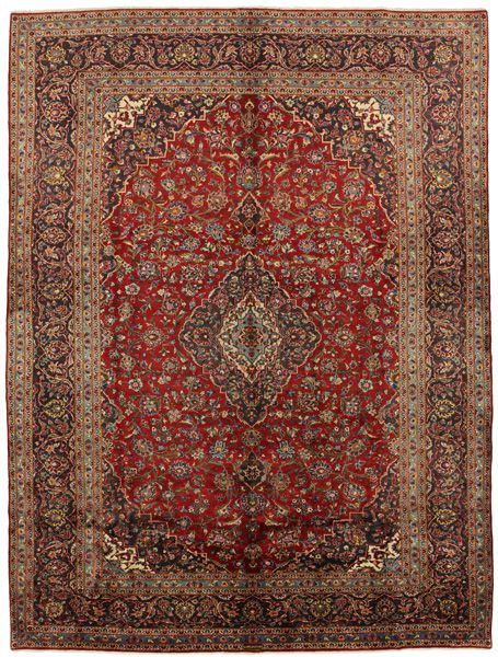 Kashan Alfombra Persa 396x295