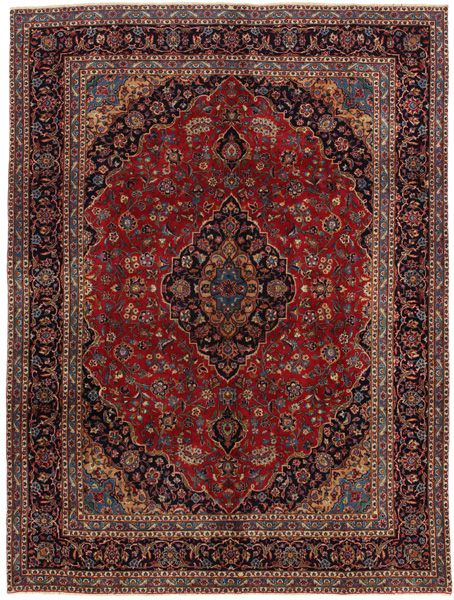 Kashan Alfombra Persa 378x285