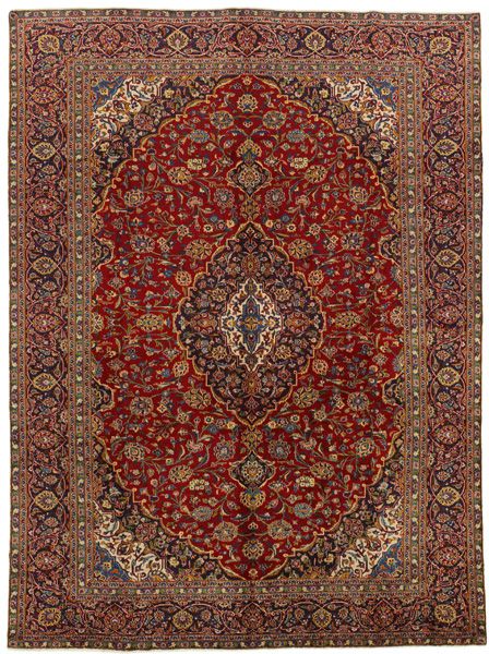 Kashan Alfombra Persa 390x292
