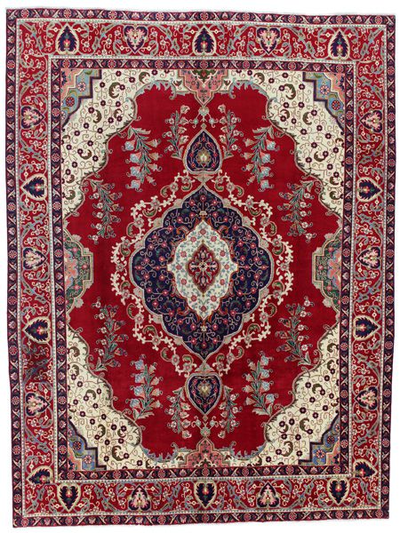 Tabriz Alfombra Persa 394x292