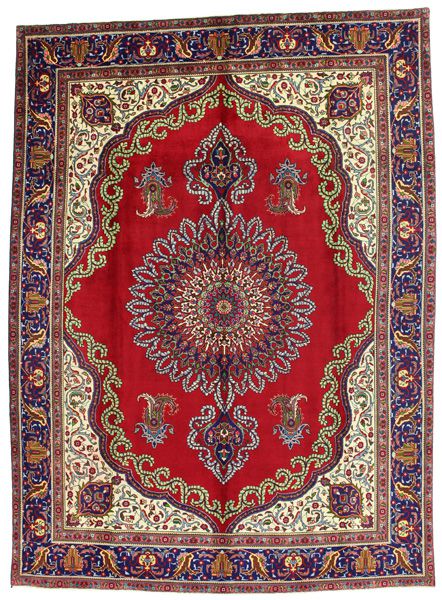 Tabriz Alfombra Persa 398x289