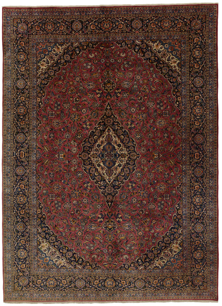 Kashan Alfombra Persa 382x278