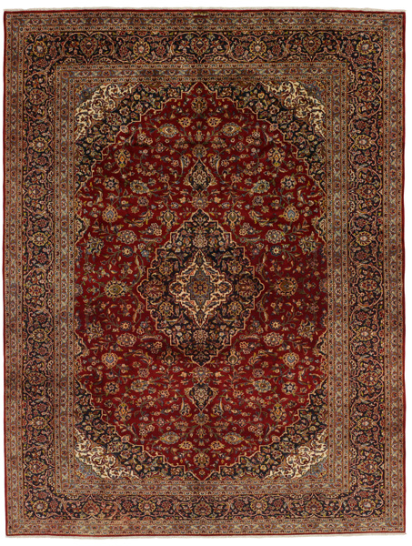 Kashan Alfombra Persa 406x297