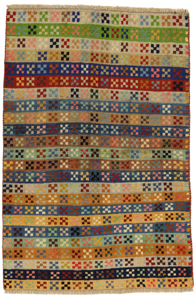 Gabbeh - Qashqai Alfombra Persa 146x96