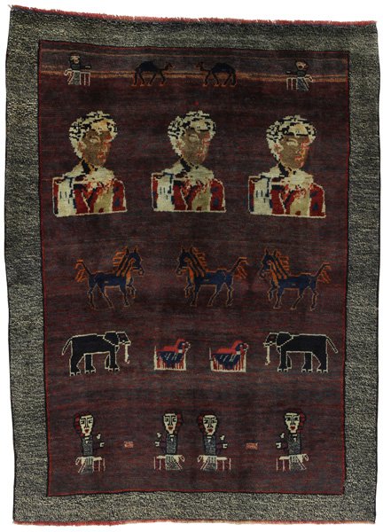 Gabbeh - Qashqai Alfombra Persa 181x132