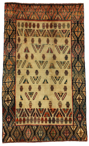 Gabbeh - Qashqai Alfombra Persa 205x124
