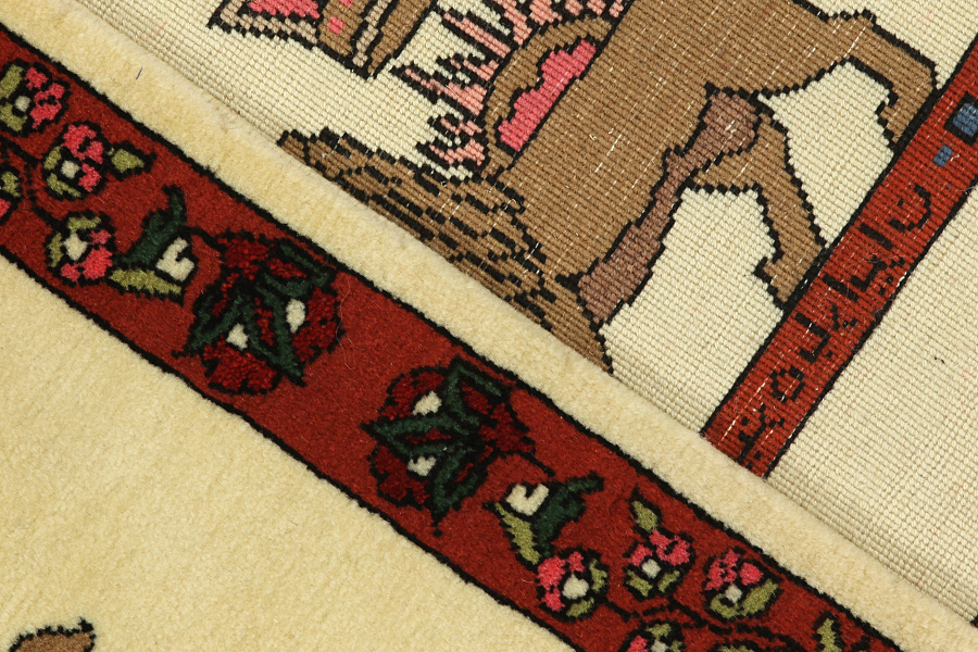 Kashkooli - Gabbeh Alfombra Persa 58x90 - Imagen 4