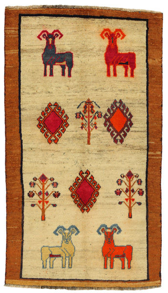 Gabbeh - Qashqai Alfombra Persa 173x99
