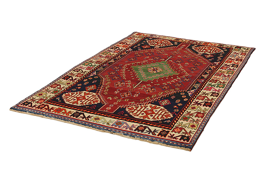 Qashqai - Shiraz Alfombra Persa 252x157 - Imagen 2