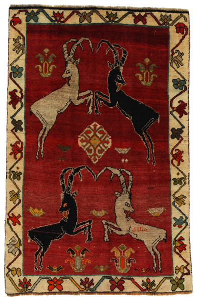 Gabbeh - Qashqai Alfombra Persa 186x119