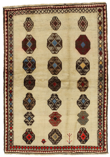 Gabbeh - Qashqai Alfombra Persa 193x137