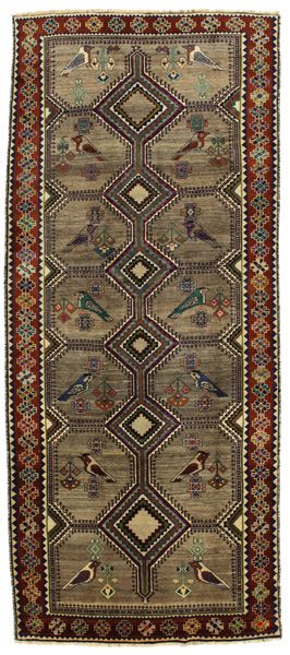 Gabbeh - Qashqai Alfombra Persa 313x132