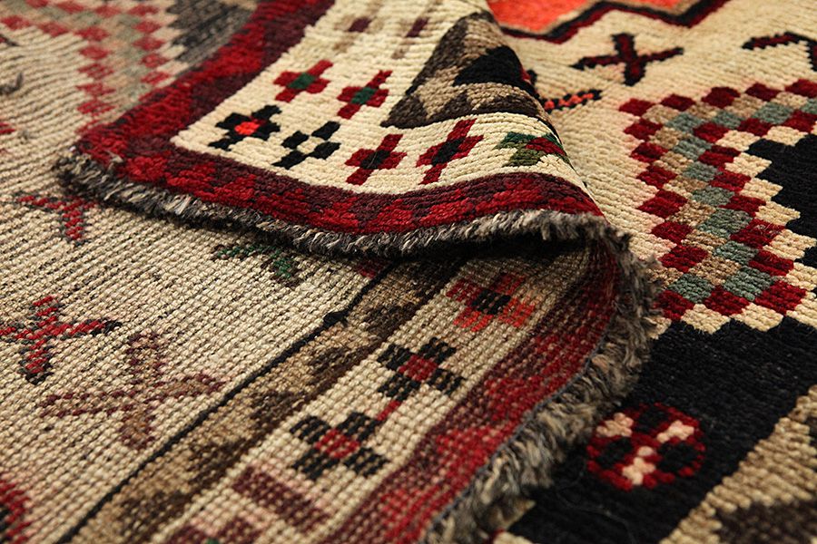 Qashqai - Gabbeh Alfombra Persa 217x135 - Imagen 4