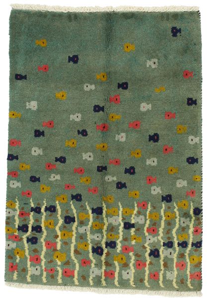 Gabbeh - Qashqai Alfombra Persa 130x90