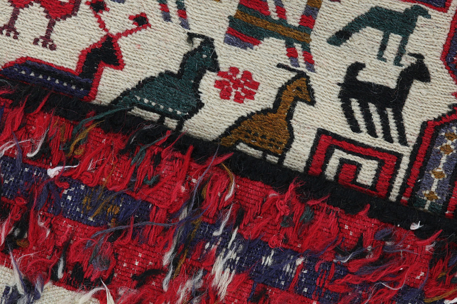 Kilim Sumak - Afshar 130x105 - Imagen 3