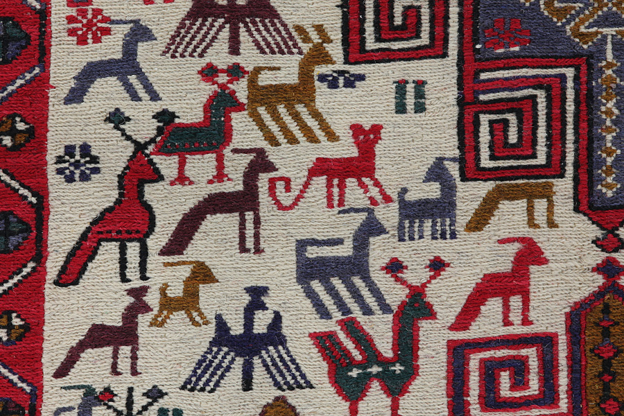 Kilim Sumak - Afshar 130x105 - Imagen 5