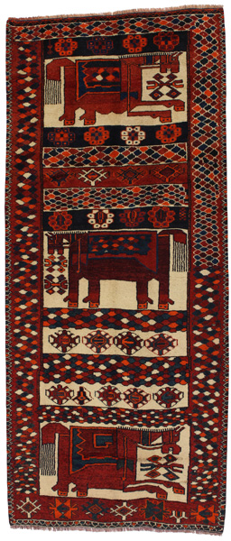 Bakhtiari - Qashqai Alfombra Persa 298x126