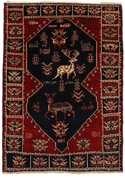 Sirjan - Qashqai Alfombra Persa 218x154