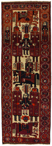 Bakhtiari - Qashqai Alfombra Persa 435x150