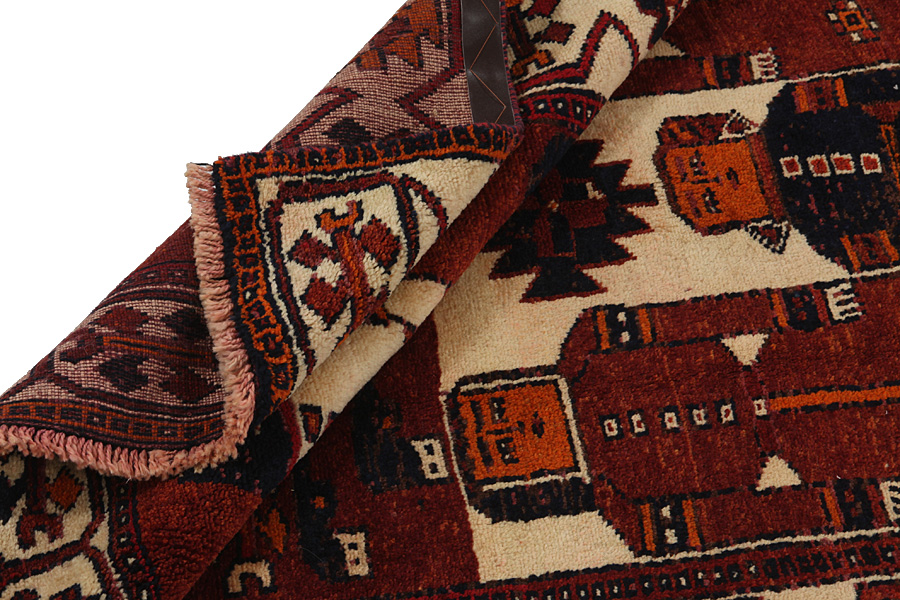 Bakhtiari - Qashqai Alfombra Persa 436x137 - Imagen 4