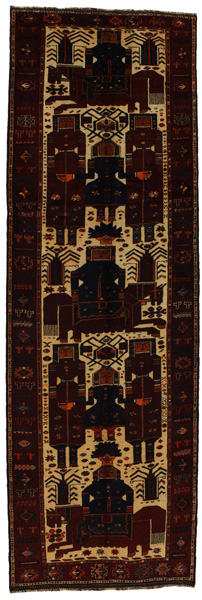 Bakhtiari - Qashqai Alfombra Persa 453x146