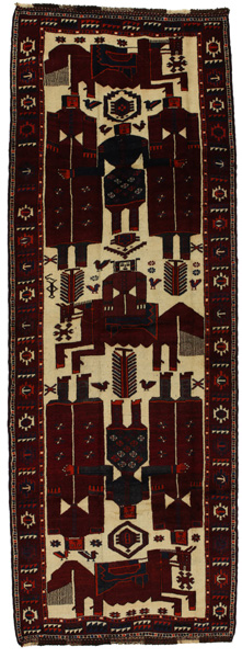 Bakhtiari - Qashqai Alfombra Persa 425x146