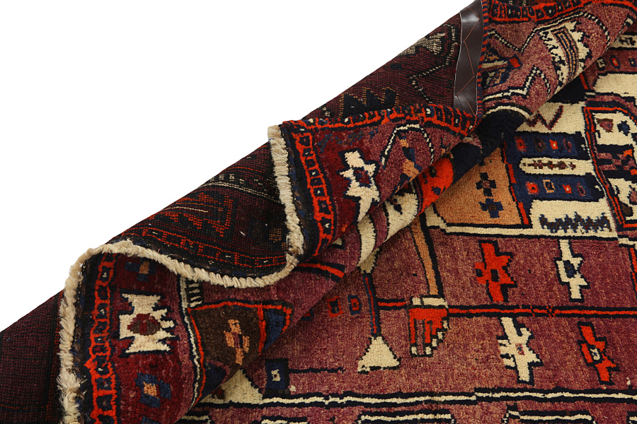 Bakhtiari - Qashqai Alfombra Persa 348x138 - Imagen 4