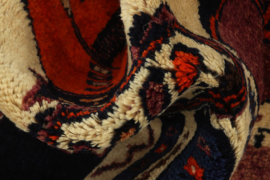 Bakhtiari - Qashqai Alfombra Persa 348x138 - Imagen 6