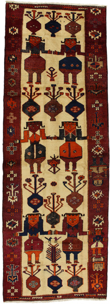 Bakhtiari - Lori Alfombra Persa 405x139