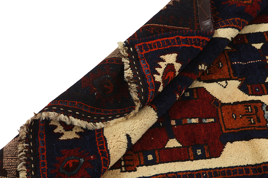 Bakhtiari - Qashqai Alfombra Persa 400x140 - Imagen 4