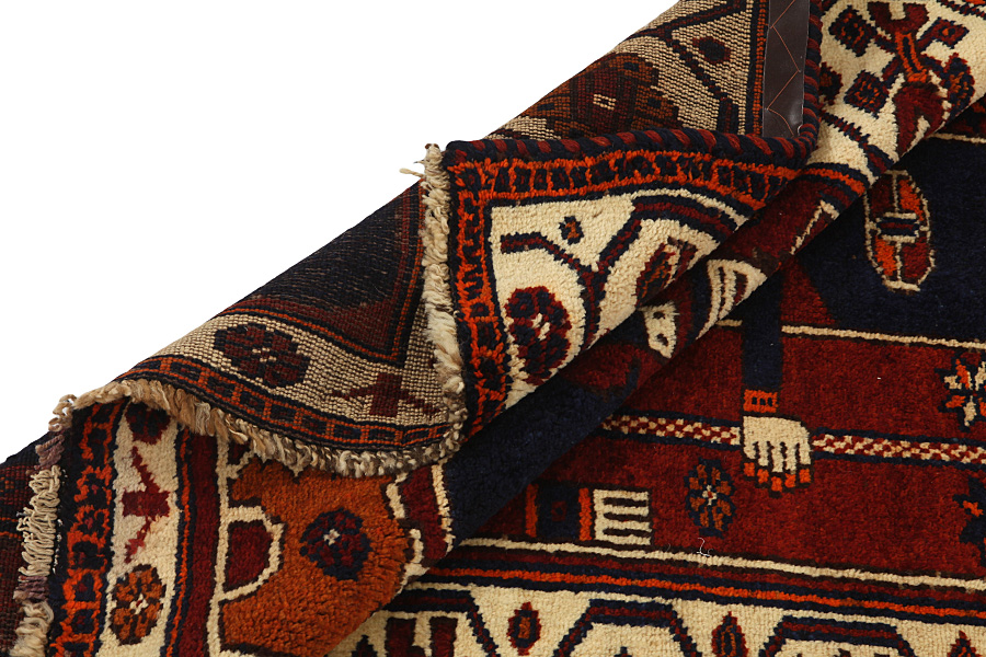 Bakhtiari - Qashqai Alfombra Persa 411x143 - Imagen 4