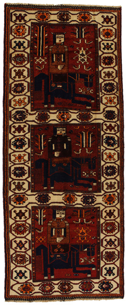 Bakhtiari - Qashqai Alfombra Persa 374x149